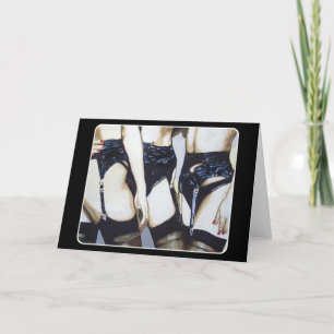 'Dingen gebeuren als het feest afloopt' Schilderij Bedankkaart