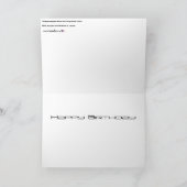 'Dingen gebeuren als het feest afloopt' Schilderij Bedankkaart (Binnen)