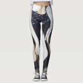 'Dingen gebeuren' op het schilderij Leggings (Voorkant)