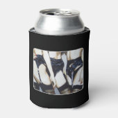 'Dingen gebeuren' Schilderen op een Blikjeskoeler (Blikje Voorkant)