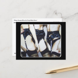 'Dingen gebeuren' Schilderen op een Briefkaart