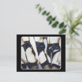 'Dingen gebeuren' Schilderen op een Briefkaart (Staand voorkant)