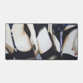 'Dingen gebeuren' Schilderen op een Bureaumat (Voorkant)