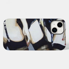 'Dingen gebeuren' Schilderen op een Case-Mate iPhone 14 Hoesje