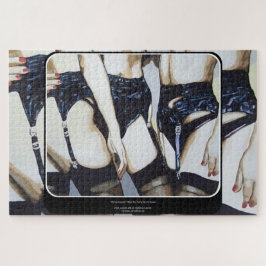 'Dingen gebeuren' Schilderen op een Legpuzzel