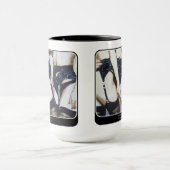 'Dingen gebeuren' Schilderen op een Mok (Midden)