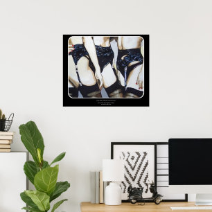 'Dingen gebeuren' Schilderen op een Poster