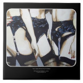 'Dingen gebeuren' Schilderen op een Tegeltje (Voorkant)