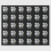 Dingen IJzeren werken met grappige IJzer Pun Dark  Cadeaupapier (Vlak)