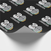 Dingen IJzeren werken met grappige IJzer Pun Dark  Cadeaupapier (Hoek)