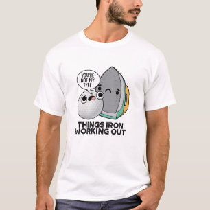 Dingen IJzeren werken met grappige ijzerdraad T-shirt