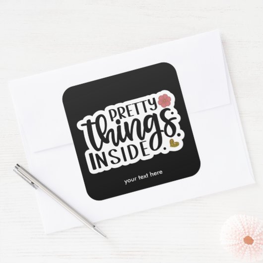 dingen in de sticker (Envelop)