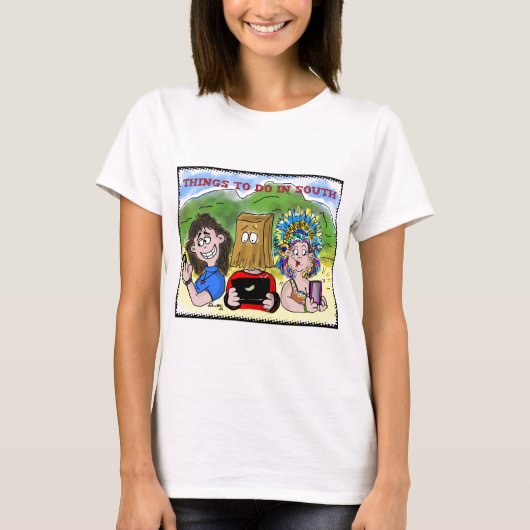 Dingen in het zuiden t-shirt (Voorkant)