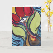 Dingen kijken omhoog Notecard Kaart (Gele Bloem)