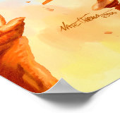 "Dingen kijken omhoog" Poster (Hoek)