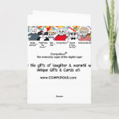 Dingen kijken omhoog - WENSKAART Kaart (Achterkant)