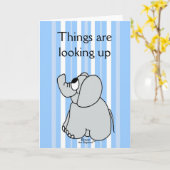 Dingen kijken omhoog - WENSKAART Kaart (Gele Bloem)