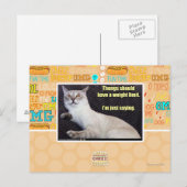 Dingen moeten een gewichtslimiet hebben. briefkaart (Voorkant / Achterkant)