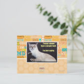 Dingen moeten een gewichtslimiet hebben. briefkaart (Staand voorkant)