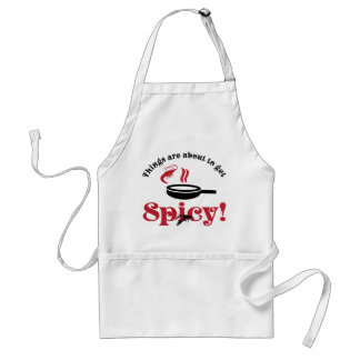 Dingen om een spicy Apron te krijgen Standaard Schort