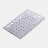 Dingen om moderne checklist Paarse ombre te doen Post-it® Notes (Schuin)
