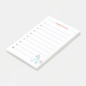 Dingen om te doen & Eenhoorn Post-it® Notes (Schuin)