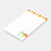 Dingen om te doen & Geest, Pompoen & Kaars op Wit Post-it® Notes (Schuin)