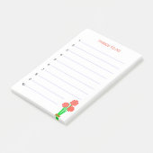 Dingen om te doen & Hartbloemen Post-it® Notes (Schuin)