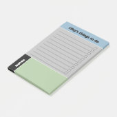 Dingen om te doen in Blauw Groen Grijs & Notities Post-it® Notes (Schuin)