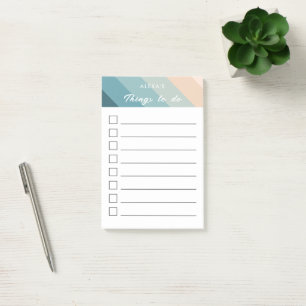 Dingen om te doen lijst - Kuststrepen Post-it® Notes