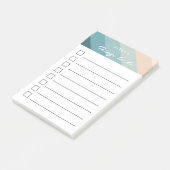 Dingen om te doen lijst - Kuststrepen Post-it® Notes (Schuin)