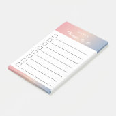 Dingen om te doen-lijst - Vaporwave Post-it® Notes (Schuin)