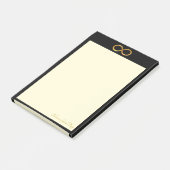 Dingen om te doen met Gouden Oneindigheidssymbool Post-it® Notes (Schuin)