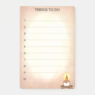 Dingen om te doen met kaars op rol post-it® notes