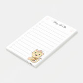 Dingen om te doen & Mooie muzikale kat Post-it® Notes (Schuin)