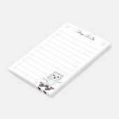 Dingen om te doen & Mooie skate kat Post-it® Notes (Schuin)