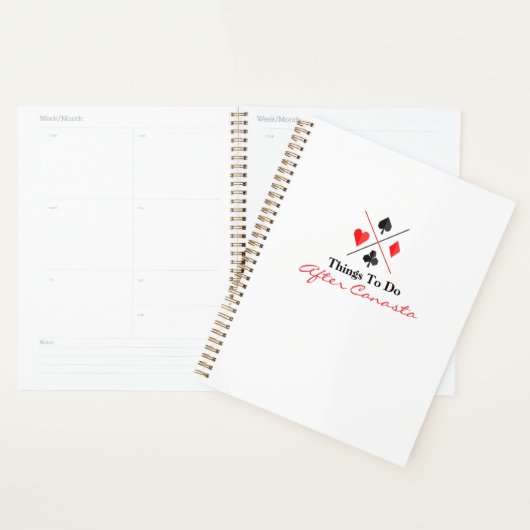 Dingen om te doen na Canasta Planner (Display)
