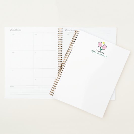 Dingen om te doen na Pickleball Planner (Display)