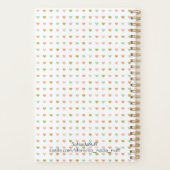 Dingen om te doen Pastel Hearts Leuke Moderne Plan Planner (Achterkant)