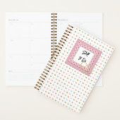Dingen om te doen Pastel Hearts Leuke Moderne Plan Planner (Display)