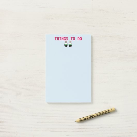 Dingen om te doen post-it® notes (Op bureau)