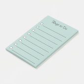 Dingen om te doen Post it Notes (Schuin)