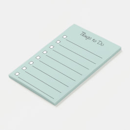 Dingen om te doen Post it Notes