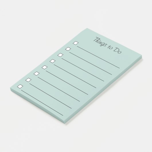 Dingen om te doen Post it Notes (Schuin)