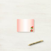 Dingen om te doen & Schattige baby-elf op roze Post-it® Notes (Op bureau)