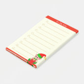 Dingen om te doen & Schattige Baby Elf Post-it® Notes (Schuin)