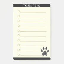  dingen om te doen & Schattige Paw