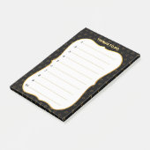 Dingen om te doen & sterpatroon gelinieerd post-it® notes (Schuin)