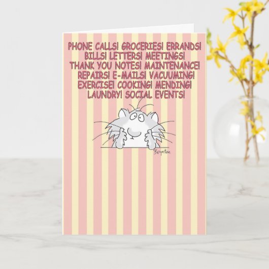 DINGEN OM TE ONTBREKEN KAART (Gele Bloem)