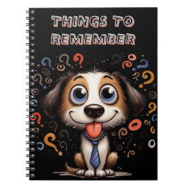 Dingen om te onthouden Boek Notitieboek